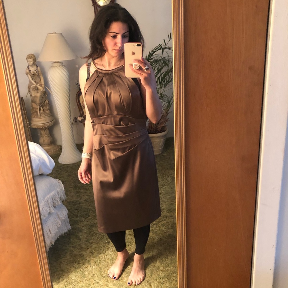 Eliza j bronze dress